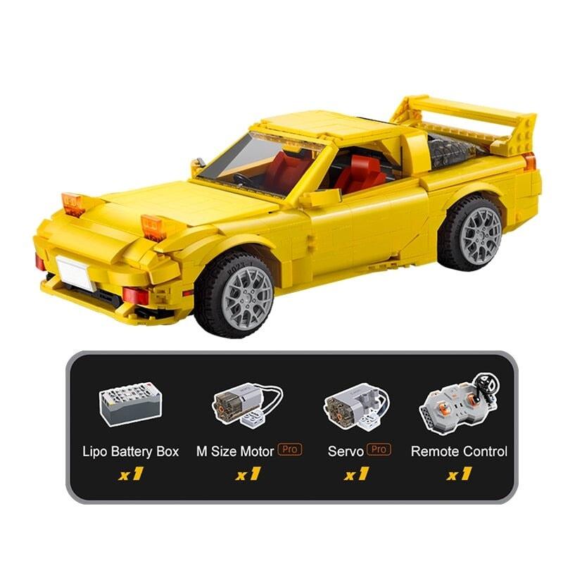 Mazda RX-7 FC/FD 1552/1655pcs-Building Blocks set -Turbo Moc