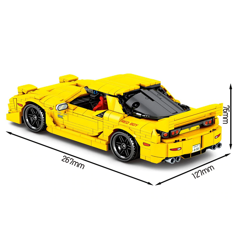 Mazda RX7 772pcs-Building Blocks set -Turbo Moc