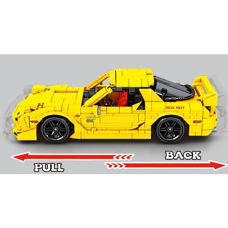 Mazda RX7 772pcs-Building Blocks set -Turbo Moc