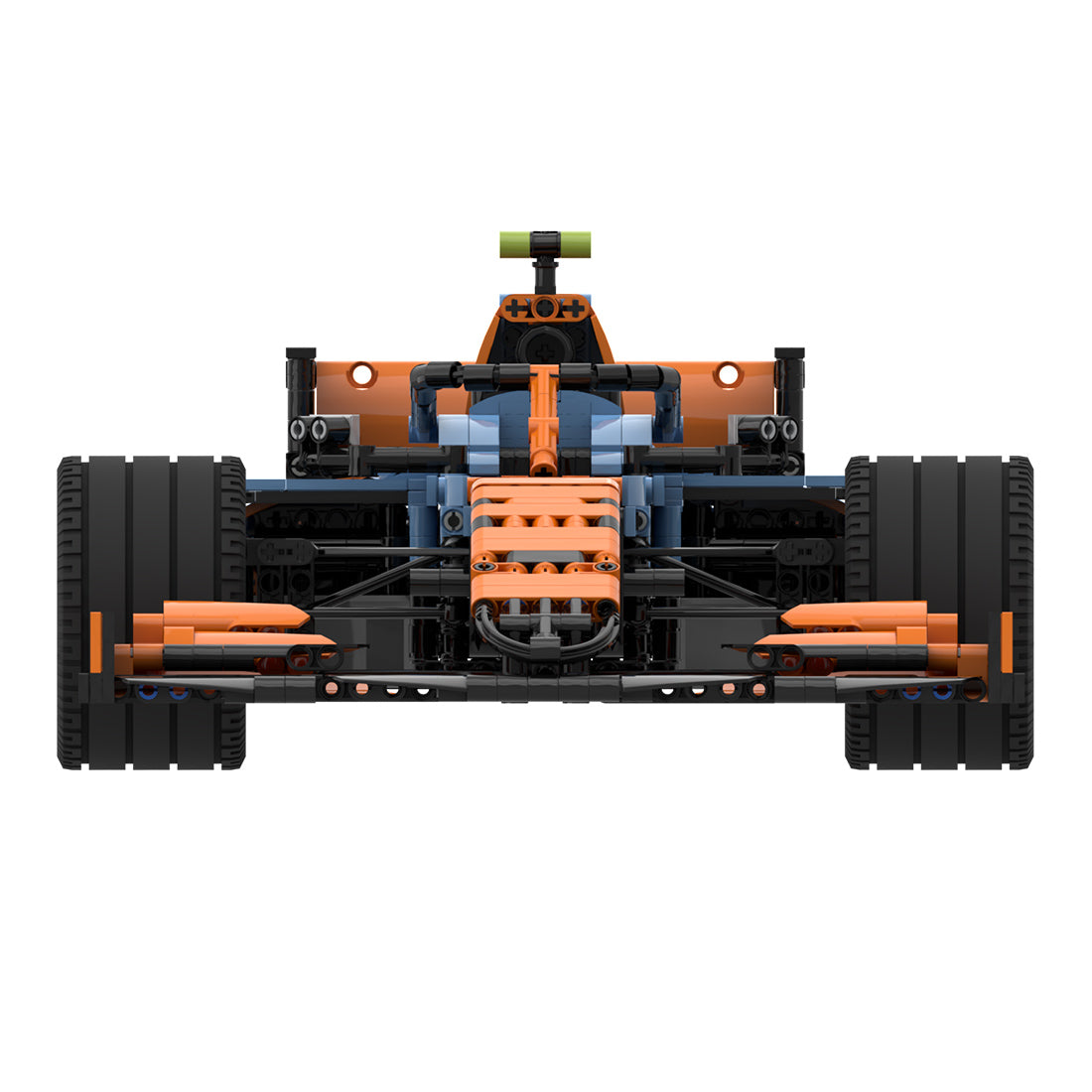 McLaren F1 MCL35M Monaco 2021 Livery 1:8 2488pcs-Building Blocks set -Turbo Moc