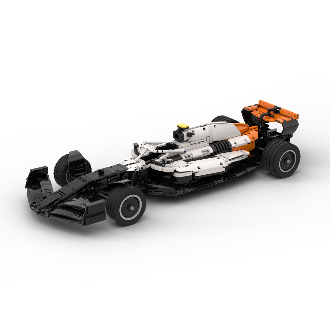 McLaren F1 MCL60 Monaco 2023 Livery 1:8 3183pcs-Building Blocks set -Turbo Moc