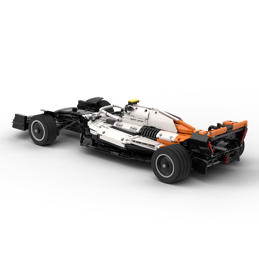 McLaren F1 MCL60 Monaco 2023 Livery 1:8 3183pcs-Building Blocks set -Turbo Moc