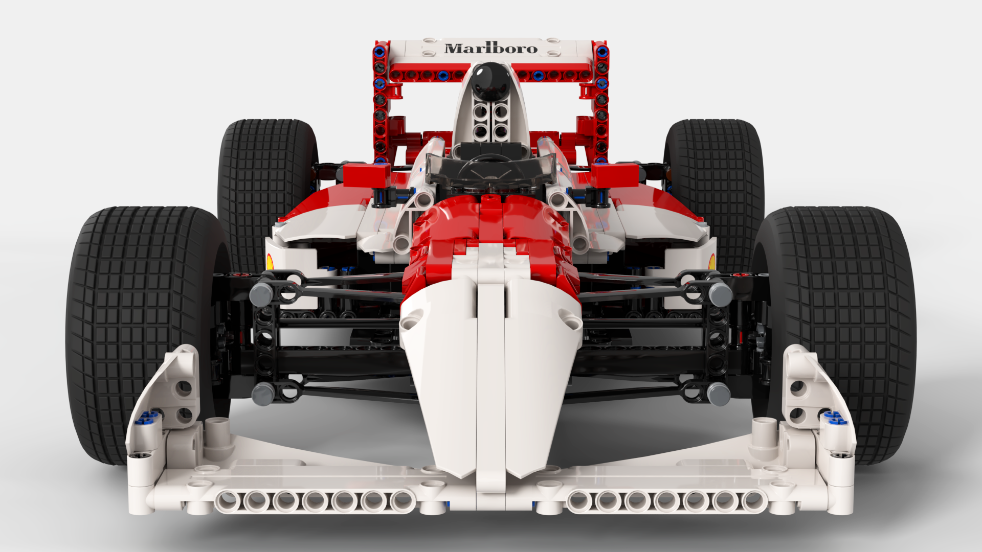 McLaren MP4/4 Ayrton Senna 1:8 | 1592pcs-Building Blocks set -Turbo Moc