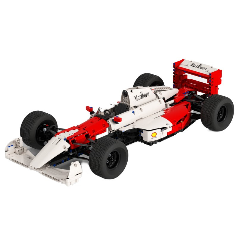 McLaren MP4/4 Ayrton Senna 1:8 | 1592pcs-Building Blocks set -Turbo Moc