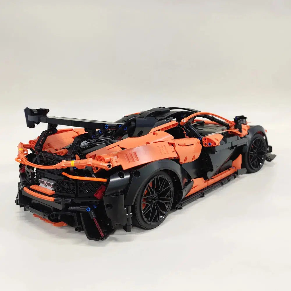 McLaren P1 GTR Black & Red 3097pcs-Building Blocks set -Turbo Moc