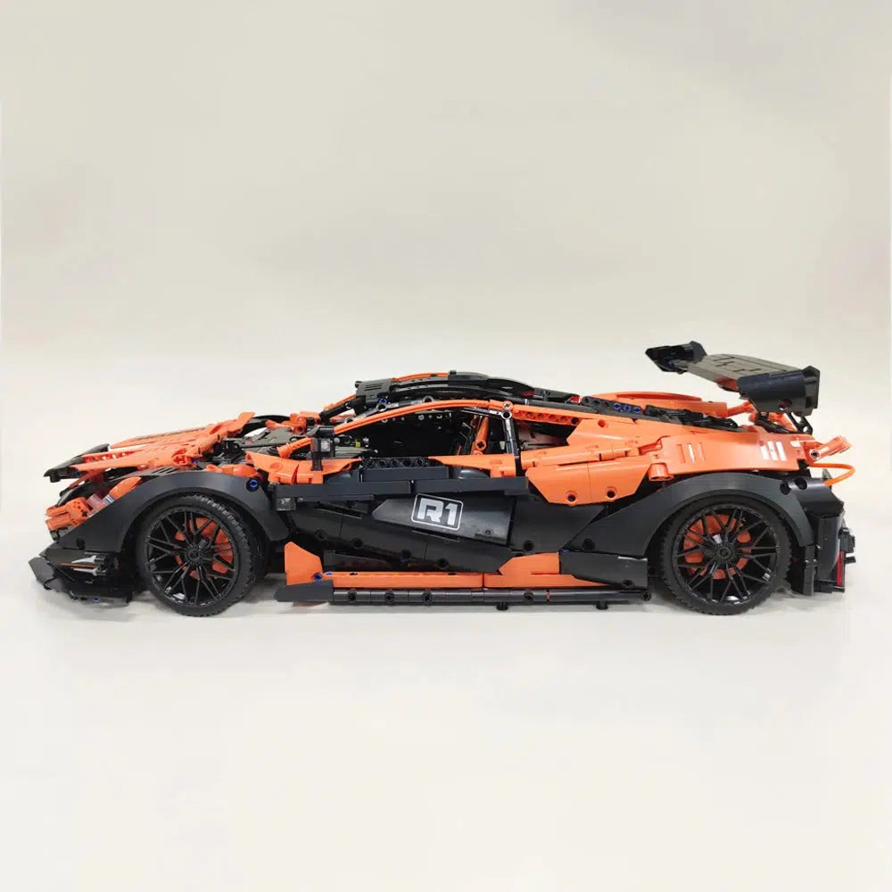 McLaren P1 GTR Black & Red 3097pcs-Building Blocks set -Turbo Moc