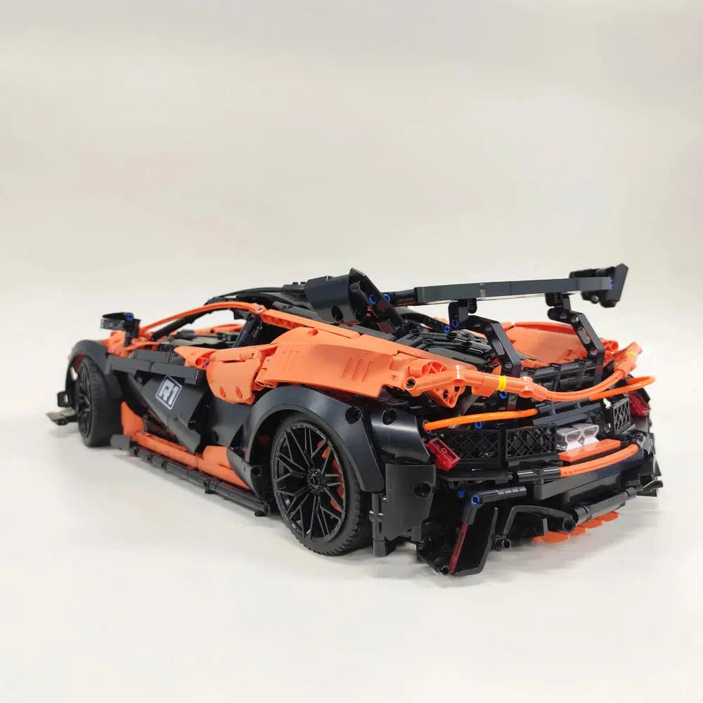 McLaren P1 GTR Black & Red 3097pcs-Building Blocks set -Turbo Moc