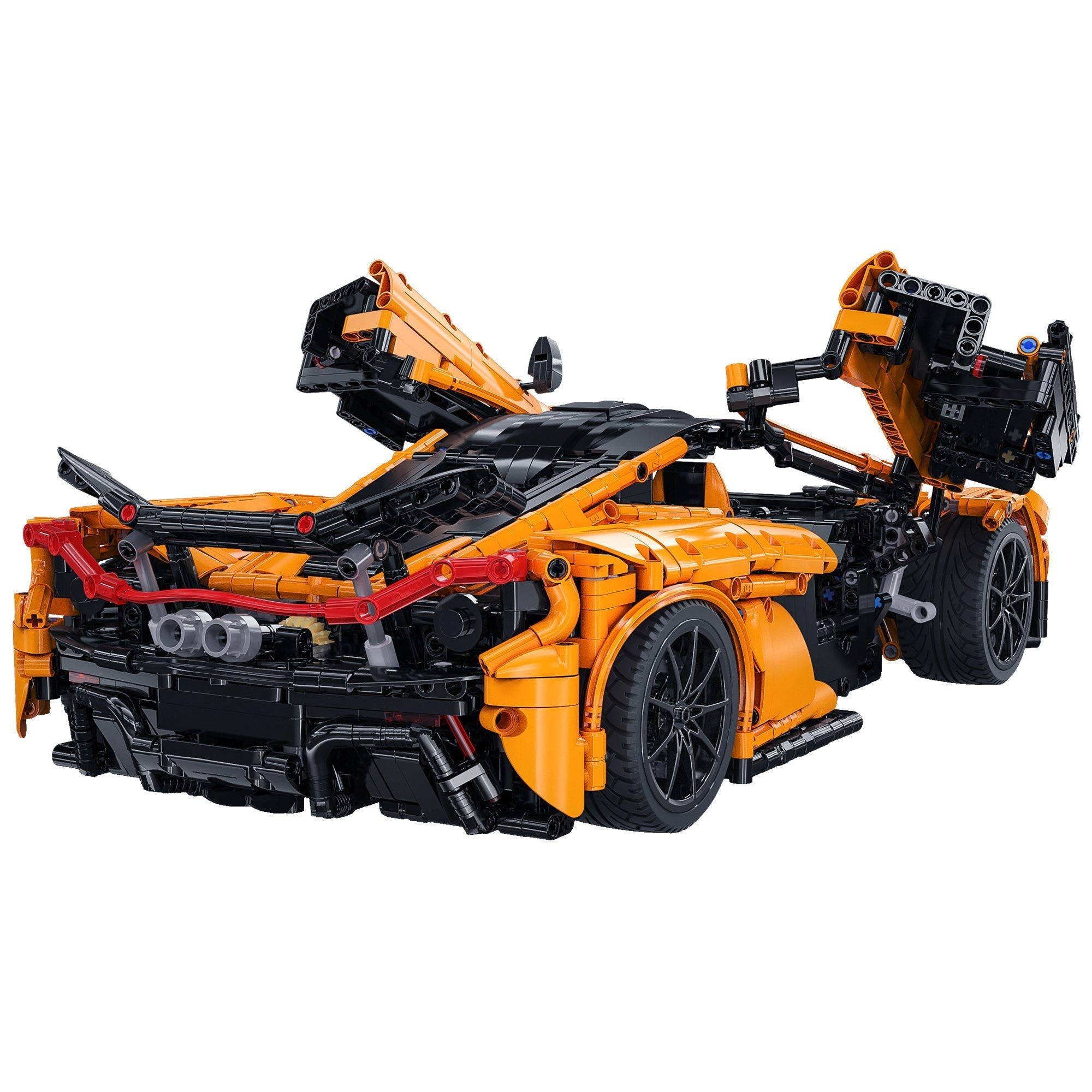 McLaren P1 Orange 1:10 3617pcs-Building Blocks set -Turbo Moc