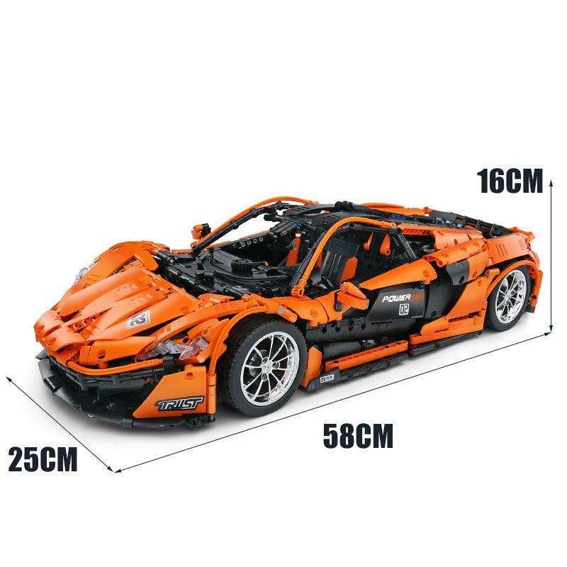 McLaren P1 Orange 3228pcs-Building Blocks set -Turbo Moc