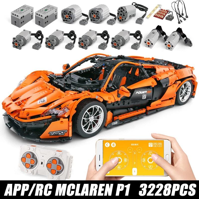 McLaren P1 Orange 3228pcs-Building Blocks set -Turbo Moc