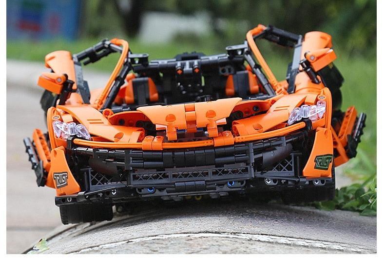 McLaren P1 Orange 3228pcs-Building Blocks set -Turbo Moc