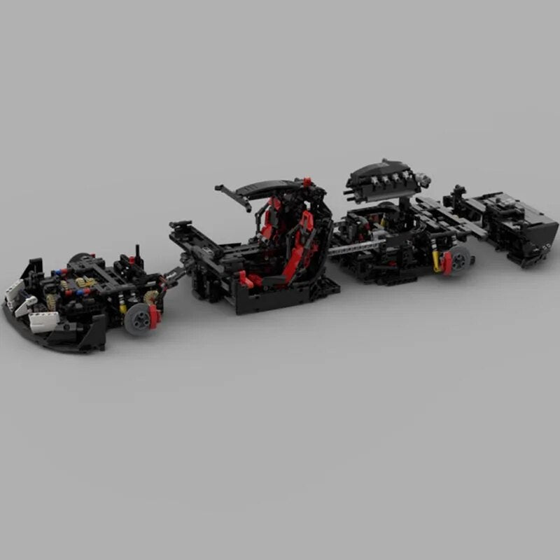 McLaren Sabre | 3816pcs-Building Blocks set -Turbo Moc