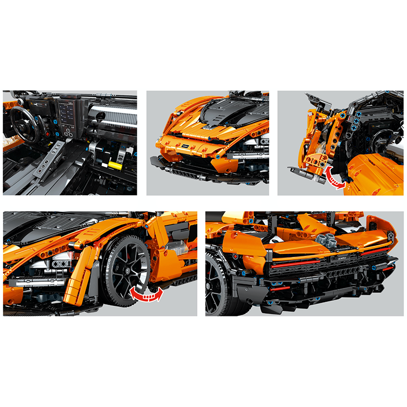 McLaren Senna GTR 3628pcs-Building Blocks set -Turbo Moc