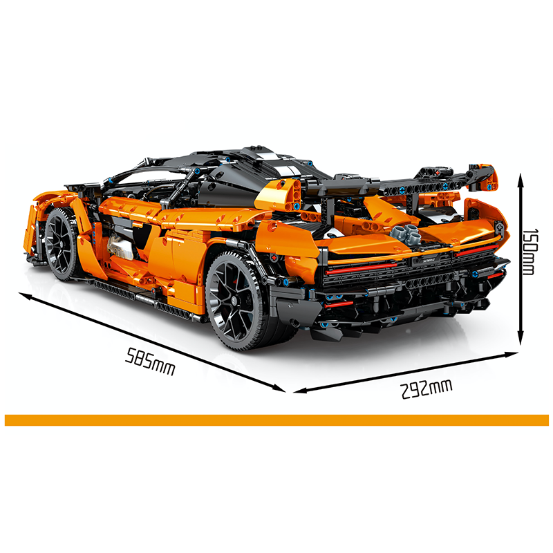 McLaren Senna GTR 3628pcs-Building Blocks set -Turbo Moc