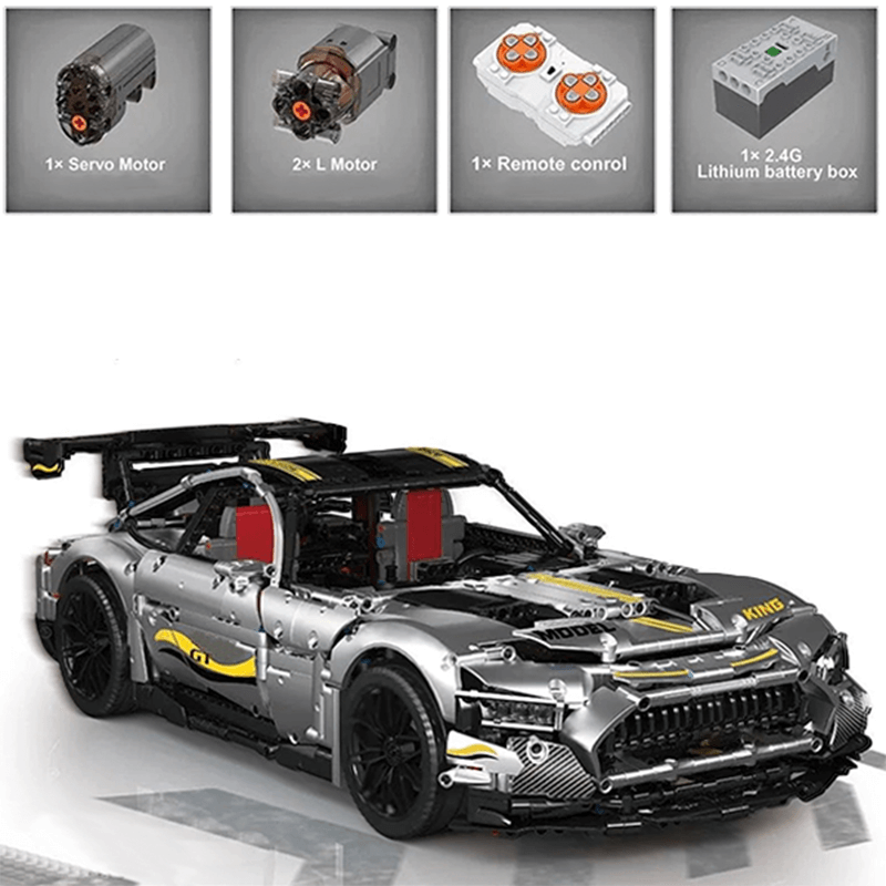 Mercedes-Benz AMG GT R 2871pcs-Building Blocks set -Turbo Moc