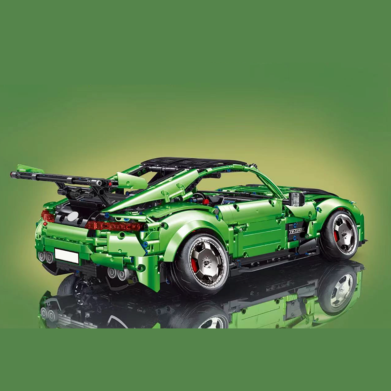 Mercedes-Benz AMG GT R Stanced 2877pcs-Building Blocks set -Turbo Moc