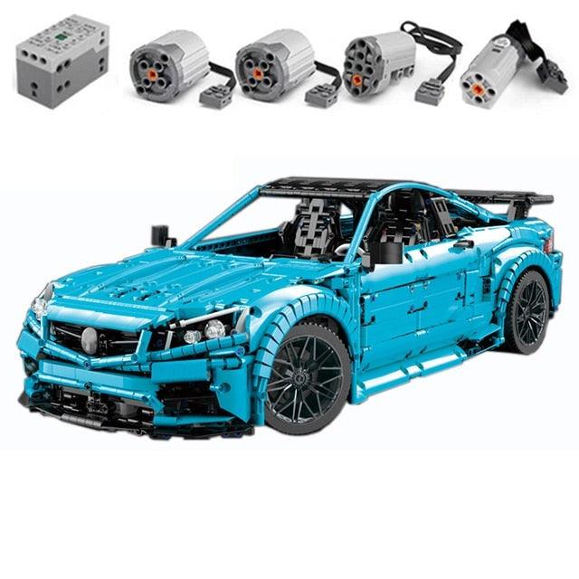 Mercedes Benz C63 AMG 4129pcs-Building Blocks set -Turbo Moc