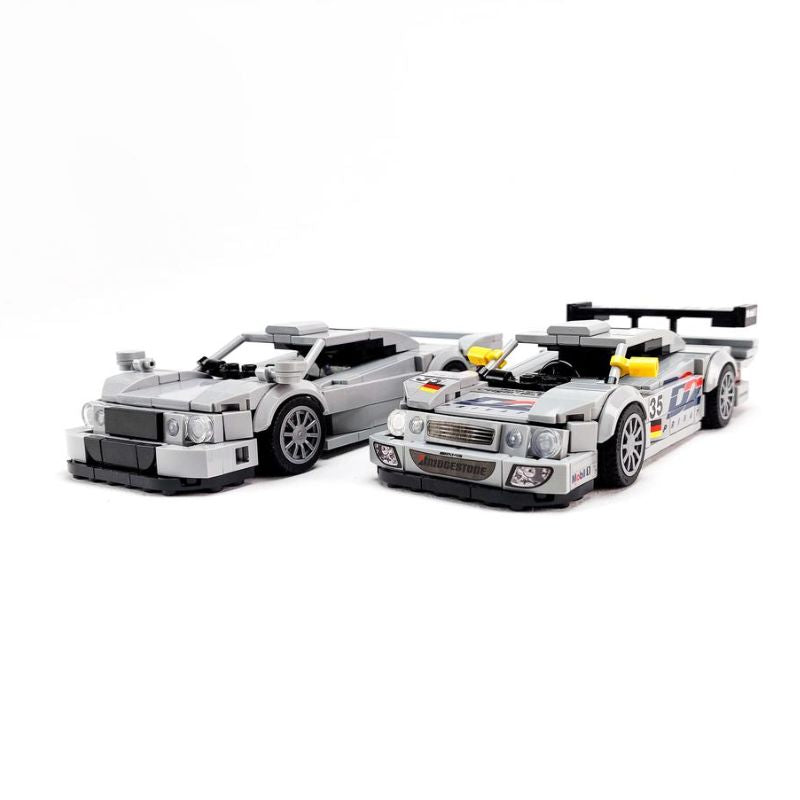 Mercedes Benz CLK LM 1998 | 316pcs-Building Blocks set -Turbo Moc