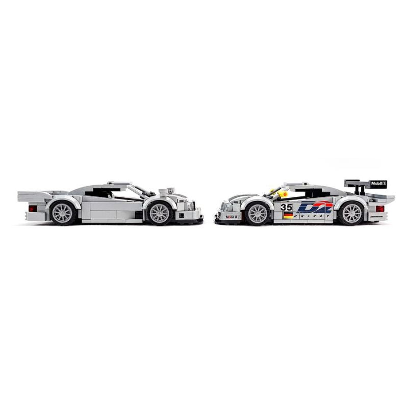 Mercedes Benz CLK LM 1998 | 316pcs-Building Blocks set -Turbo Moc