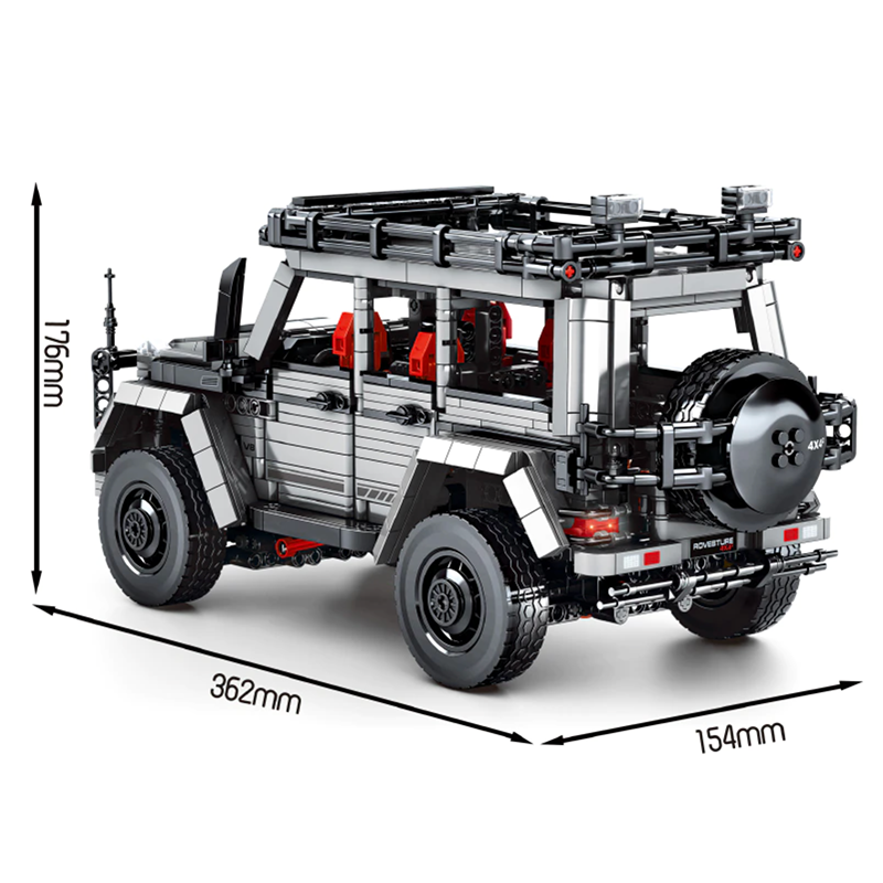 Mercedes-Benz G550 4x4 1852pcs-Building Blocks set -Turbo Moc