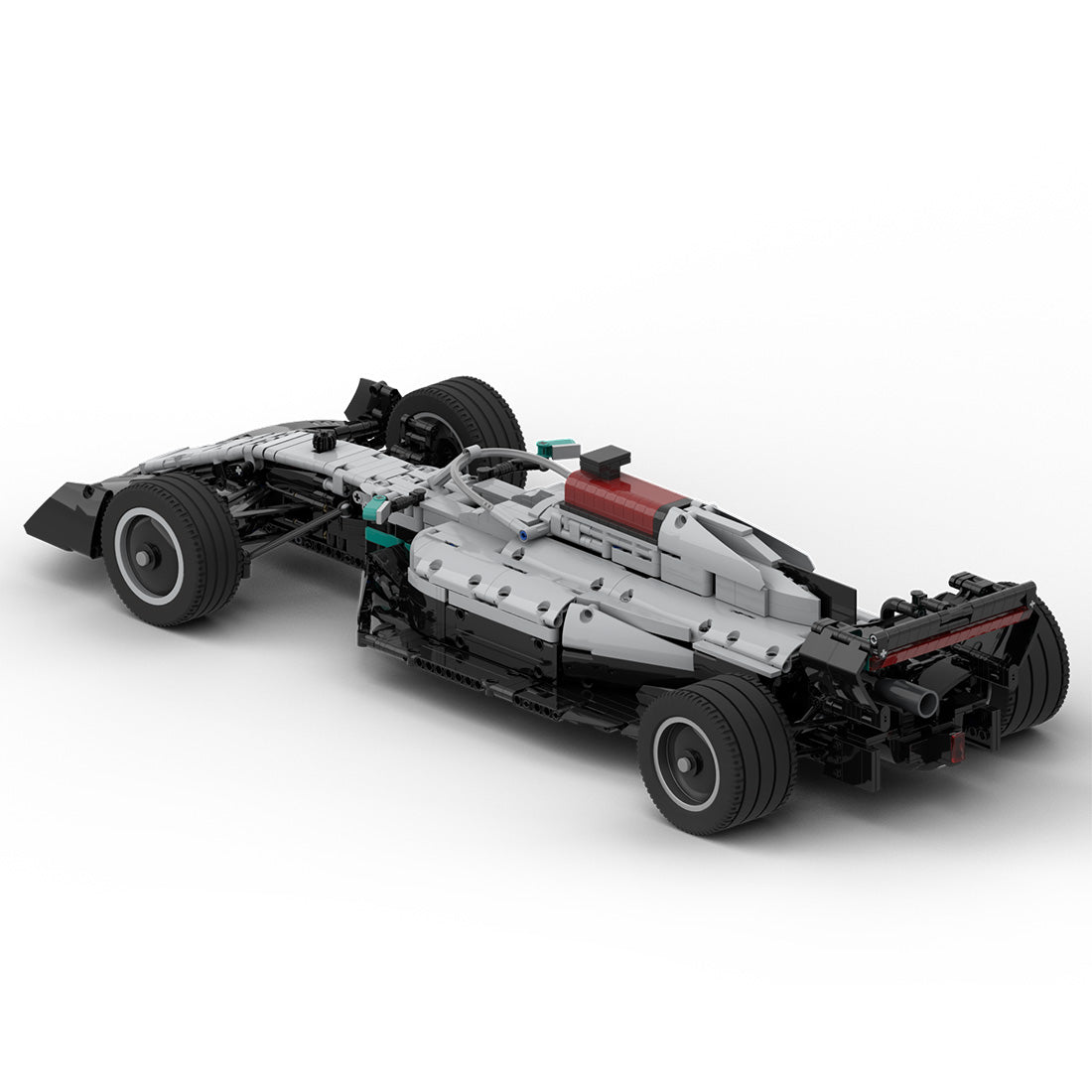 Mercedes F1 W13 1:8 | 2515pcs-Building Blocks set -Turbo Moc