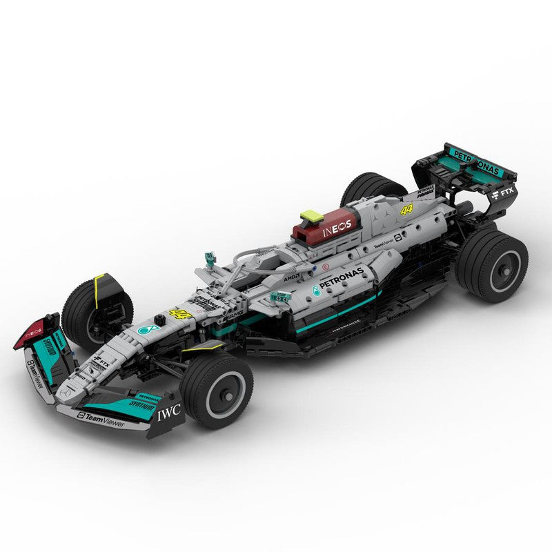 Mercedes F1 W13 1:8 | 2515pcs-Building Blocks set -Turbo Moc