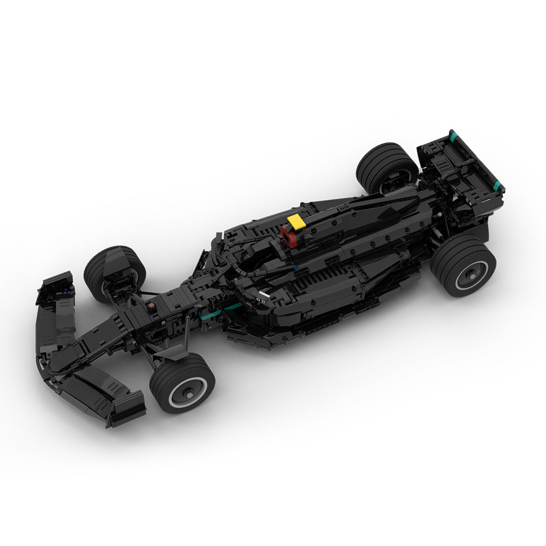 Mercedes F1 W14 1:8 | 2672pcs-Building Blocks set -Turbo Moc