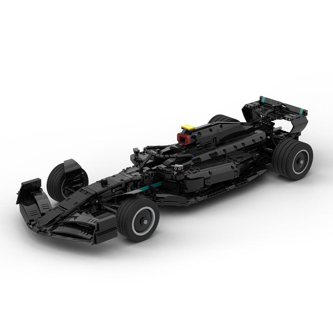 Mercedes F1 W14 1:8 | 2672pcs-Building Blocks set -Turbo Moc