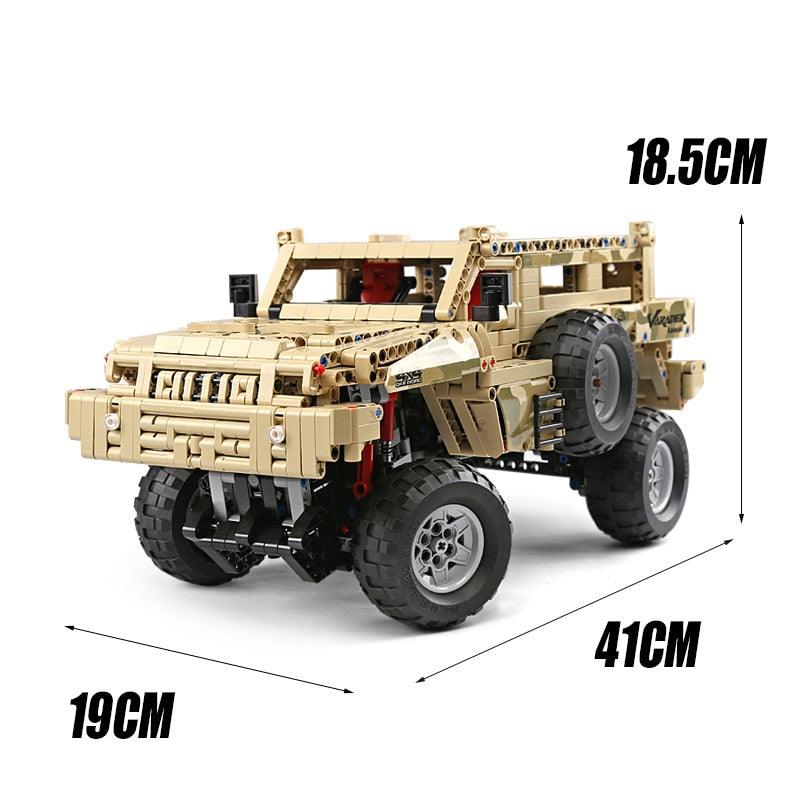 Military 4x4 2018pcs-Building Blocks set -Turbo Moc