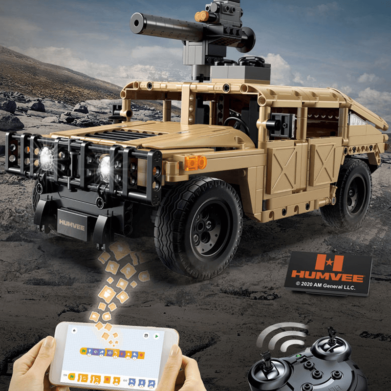 Military Hummer H2 627pcs-Building Blocks set -Turbo Moc