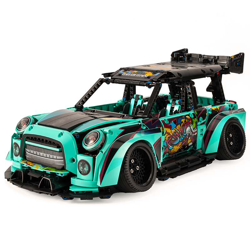 Mini Cooper Hellaflush 2420pcs-Building Blocks set -Turbo Moc