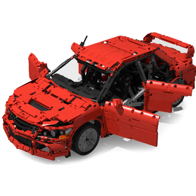 Mitsubishi Lancer EVO IX JDM | 2341pcs-Building Blocks set -Turbo Moc