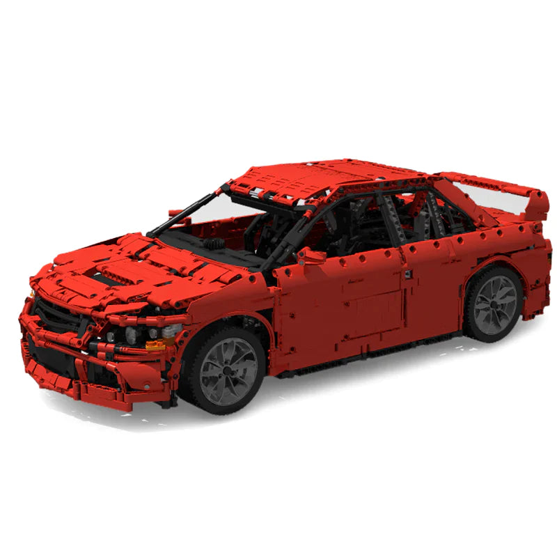 Mitsubishi Lancer EVO IX JDM | 2341pcs-Building Blocks set -Turbo Moc