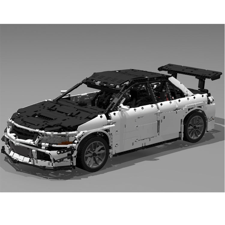 Mitsubishi Lancer Evo IX | 2354pcs-Building Blocks set -Turbo Moc