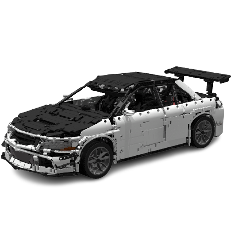 Mitsubishi Lancer Evo IX | 2354pcs-Building Blocks set -Turbo Moc