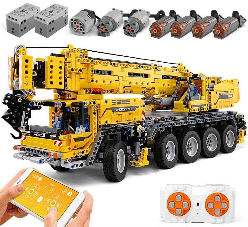 Mobile Lifting Crane with Remote Control 2590pcs-Building Blocks set -Turbo Moc