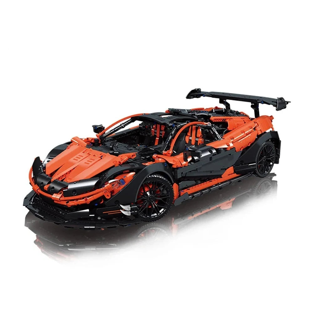McLaren P1 GTR Black & Red, compatible with Lego