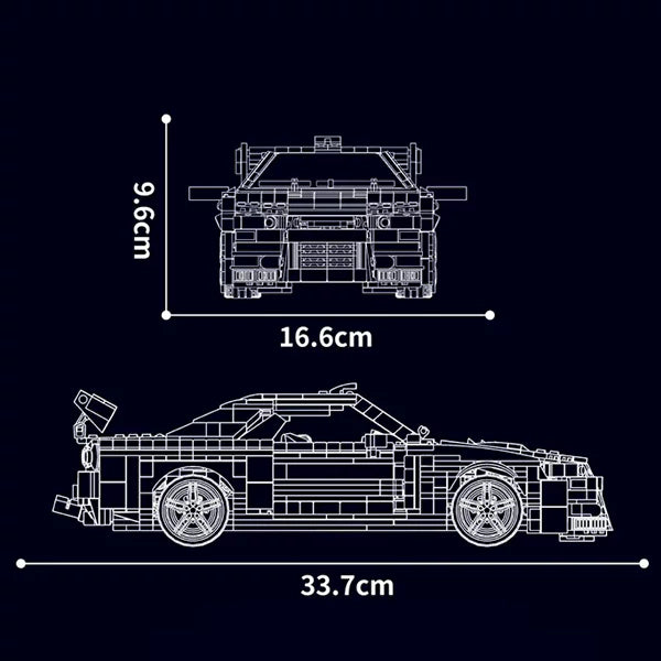 Nissan Skyline R34 GTR 1471pcs