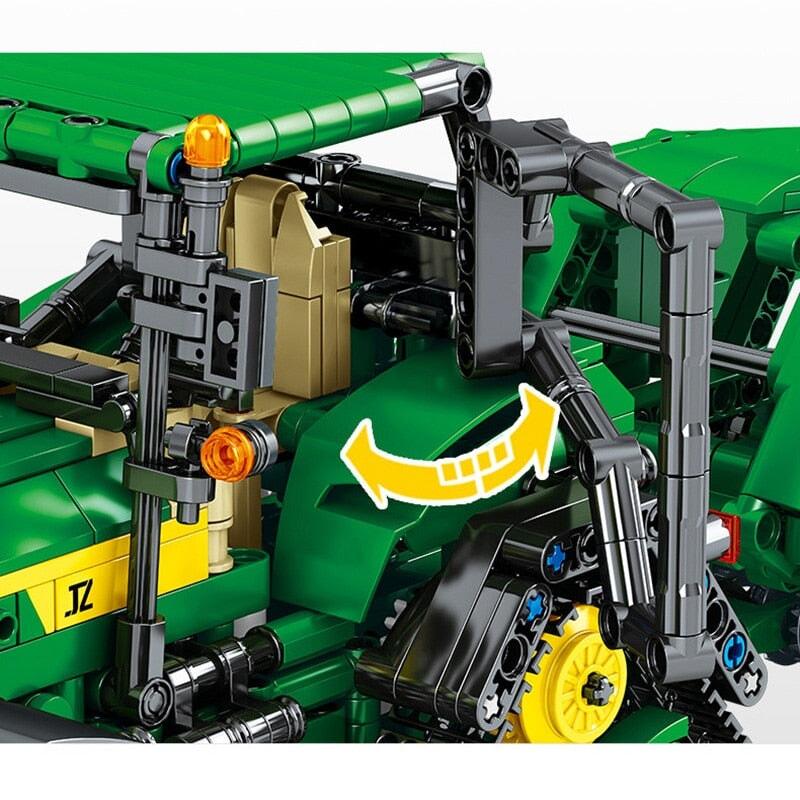 Multifunction farm truck with remote control 1404pcs-Building Blocks set -Turbo Moc