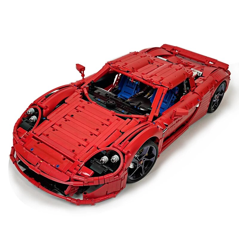 Porsche Carrera GT 1:8 | s set, compatible with Lego