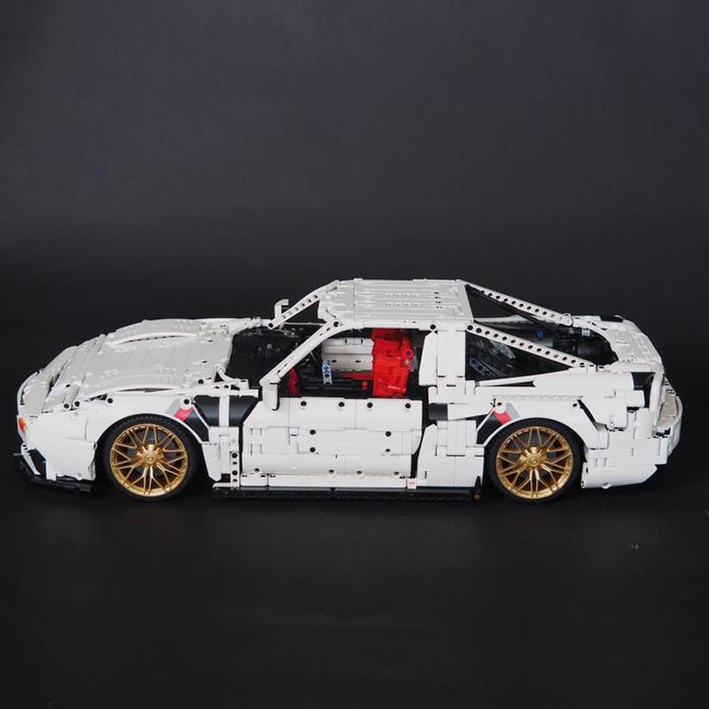 Nissan 200SX S13 1991 RB26 Swap 1:8 | 3505pcs-Building Blocks set -Turbo Moc