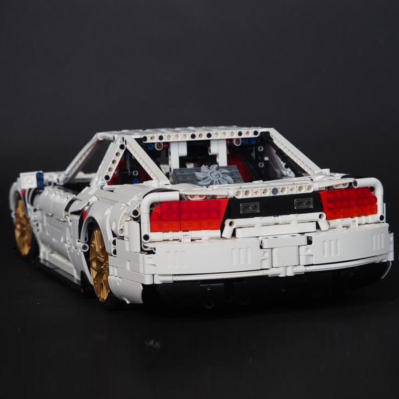 Nissan 200SX S13 1991 RB26 Swap 1:8 | 3505pcs-Building Blocks set -Turbo Moc