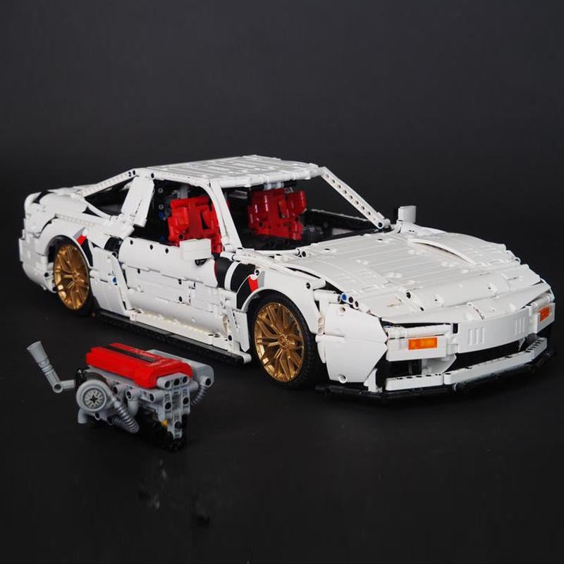 Nissan 200SX S13 1991 RB26 Swap 1:8 | 3505pcs-Building Blocks set -Turbo Moc