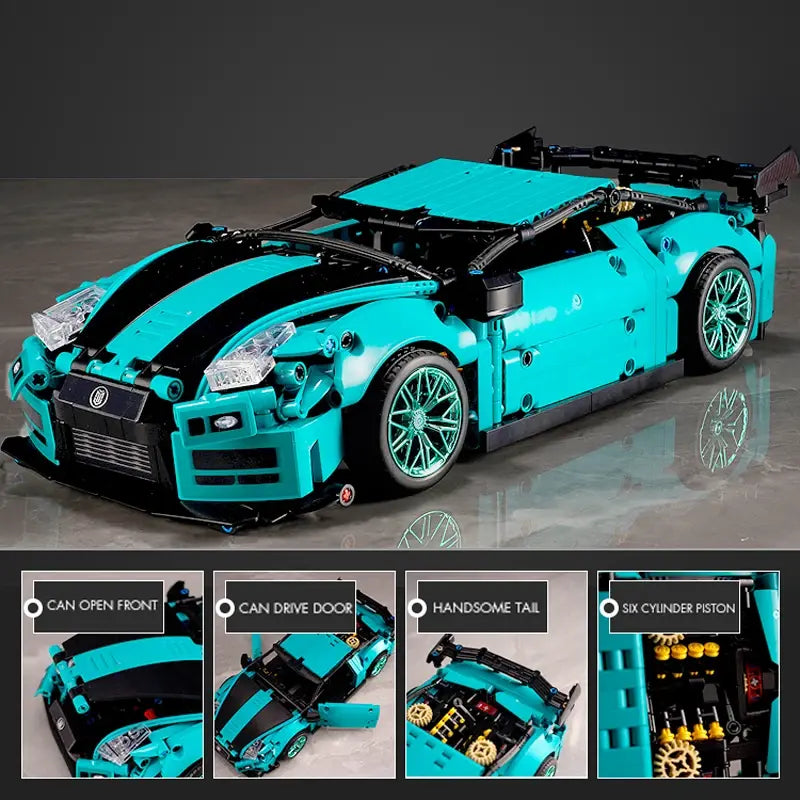 Nissan GTR R35 1190pcs-Building Blocks set -Turbo Moc