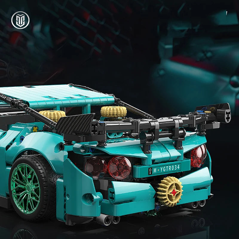 Nissan GTR R35 1190pcs-Building Blocks set -Turbo Moc