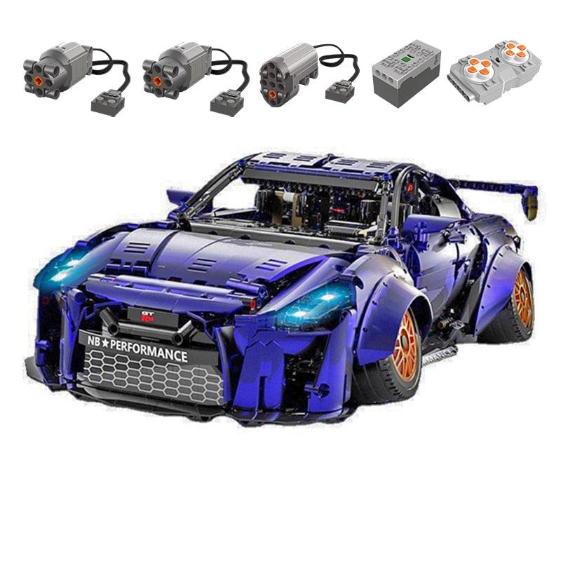 Nissan GTR R35 Stanced 2389pcs-Building Blocks set -Turbo Moc