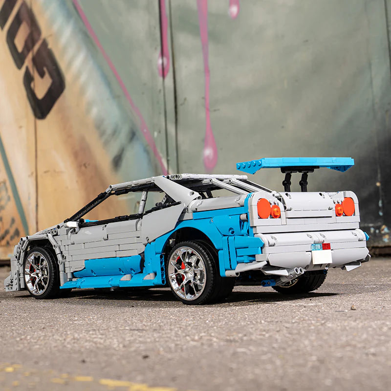 Nissan Skyline GT-R R34 Fast & Furious | 3383pcs-Building Blocks set -Turbo Moc