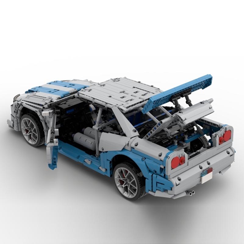 Nissan Skyline GT-R R34 Fast & Furious | 3383pcs-Building Blocks set -Turbo Moc