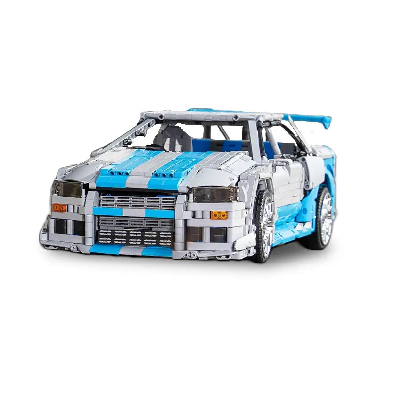 Nissan Skyline GT-R R34 Fast & Furious | 3383pcs-Building Blocks set -Turbo Moc