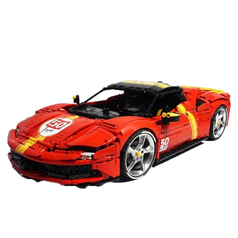Ferrari SF90 Stradale Le Mans Racing 1:8 | s set, compatible with Lego